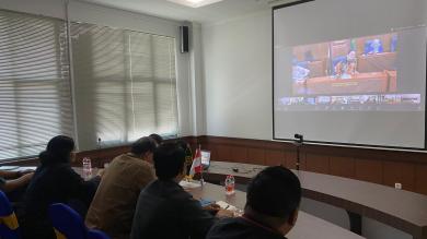 Pelatihan Juru Bicara dan Pengelolaan Media Sosial 4 Lingkungan Peradilan secara Daring